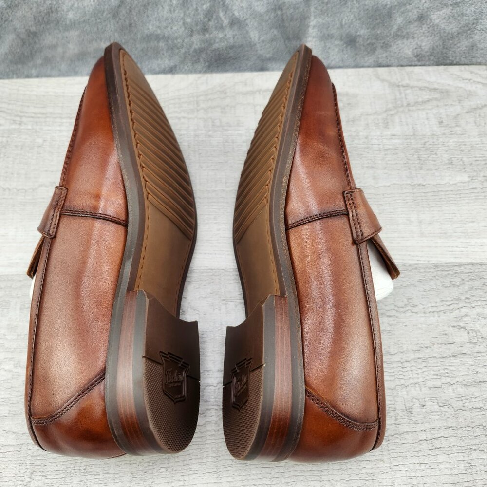 Florsheim Rucci Moc Toe Penny Loafer Men Size 7.5M Cognac - Picture 11 of 16